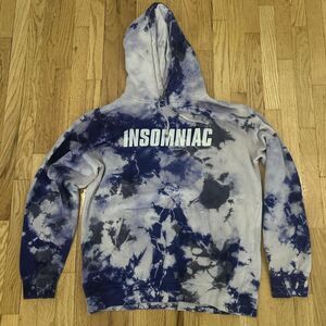 Insomniac Purple and Blue Hoodie